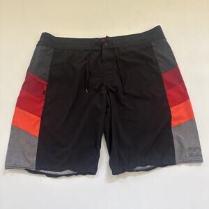 Billabong Platinum X Board Shorts Mens 38x10.5" Black Swim Trunks Surf Beachy